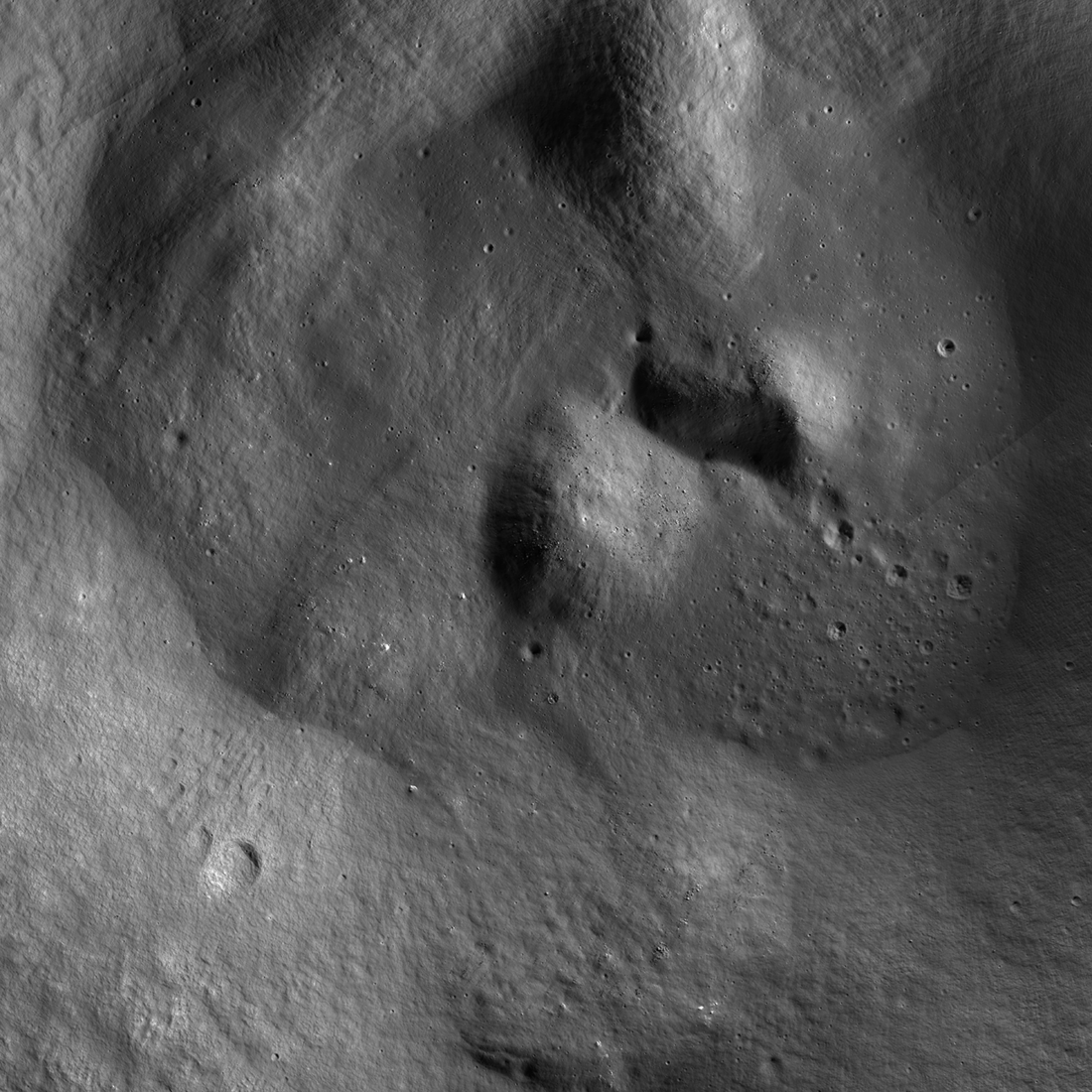 Interior of Hermite A crater (PSR)